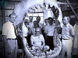 Для тех, кто хочет представить размер челюсти вымершей акулы-мегалодона.