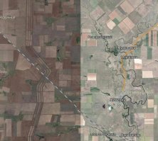 ТакаЯ же линия деревьев, недалеко от казахстана Саратовская область.