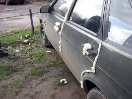 монтажная пена как орудие возмездия