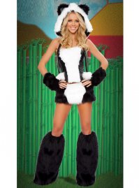 Униформа работника китайского зоопарка — костюм панды