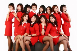Из тех, что летал Air Asia. Очень хороши. Ну и конечно наши Аэрофлотовские девчонки тоже классные.