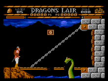 Вот это тоже адовая крышесносная жесть, Dragon's Lair на NES