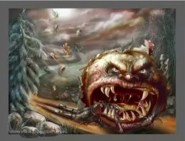 "Колобок"- сказка про оживший кусок теста с мясной начинкой из человечины и лесных зверей)))