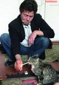 Инстаграм-аккаунт с горячими парнями, которые позируют с кошками, точно поднимет давление у любой девушки