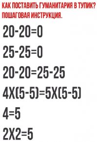 Чистой воды Ignoratio elenchi - намеренная логическая ошибка в доказательстве, когда начинают доказывать один тезис и в ходе доказательства постепенно переходят к доказательству другого, сходного с ним тезиса, но с совершенно противоположным или заведомо ложным значением. Технари, блин. Наивные, как дети = )