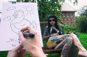 Новейший тренд в тату