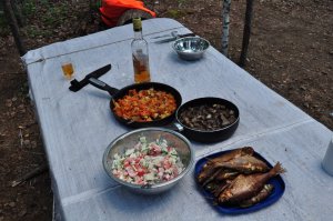 Еда в походе и на природе всегда вкуснее! (22 фото)