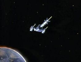 Добавлю еще корабль из к/ф "Петля Ориона" 1980 г.