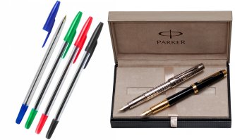 Эта. Тут, канешна, специалисты собрались, ракетчики там, экономисты. А я человек простой, от сохи, от плуга. Давайте так. Кто пользуется дешёвыми китайскими ручками и выбрасывает их нахер после использования, а потом идёт и покупает новый набор, ставьте мне лайк. А кто Паркером многоразовым c золотым пером пользуется и таскает с собой банку чернил, тот - дизлайк. Только честно, без обману. Договорились?