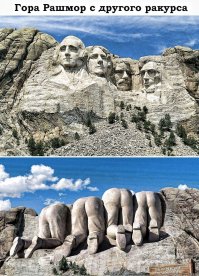 Поразительные гигантские скульптуры в скалах