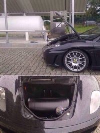 Бак за передними фарами?-мотивация соблюдать ПДД!