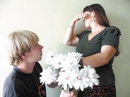 Сцена встречи...