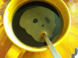 Прикольно получается, но на велики у него явно какая-то фобия