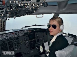 Девушки за штурвалом? Нормальное явление. С нами работала прекрасная пилотесса. В ГТК "Россия". Пришла к нам после развала КД-авиа и пилотировала Боинги 737-500. В 11-м году получила КВС. После того, как Россия отказалась от Боингов, она не стала переучиваться на Аэробус, а перешла в Трансаэро. Сейчас - в дружеской дальневосточной стране.

Как сейчас в нашей стране с трудоустройством пилотов, спрашиваете? Xpeнoвo...