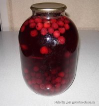 мой любимый десерт - компот из вишни