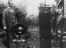 Wireless telephone de Nathan Stubblefield (1902).