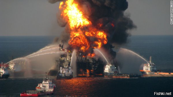 + British Petroleum, насравшие в масштабах планеты, но отделавшихся "штрафом америке".