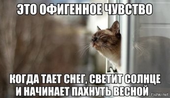 Весна идет — весне дорогу!