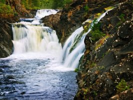 Водопад Кивач, Карелия
