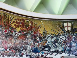 Мозаика на станции Площадь Александра Невского. Питер.