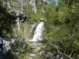 река Катунь и водопад Корбу Республика Алтай