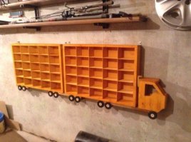 Полочка "Автовоз" своими руками