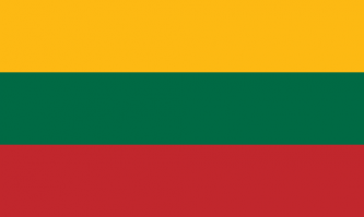Флаги Мьянмы и Литвы .