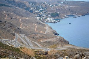 Такие дороги на юге Крита: