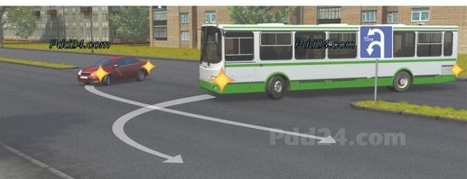 Билет 40 вопрос 9. Всё понятно и оговорено ПДД.