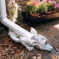 Необычные и прикольные водостоки