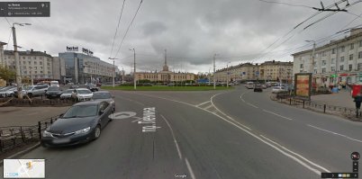 Площадь Гагарина в Петрозаводске.