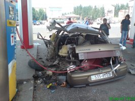 В Рио-де-Жанейро газовый баллон взорвался при заправке