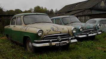 Какие старые автомобили можно встретить в деревнях?
