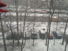 прекрасное субботнее утро в Санкт-Петербурге ... 22 апреля ... чувствую на 1 мая буду наряжать елку :) ...