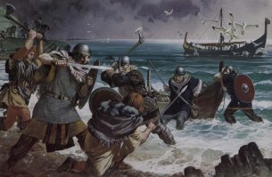 Не забывайте про Нормандское завоевание Англии.По сути Викинги и изменили все обычаи,культуру,язык англосаксов.Завоевание началось с 1066 года до середины 12 века.Да,и в  генетике англосаксов викинги хорошо прошлись набегом)))))