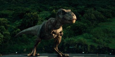 На тираннозавра похож :)