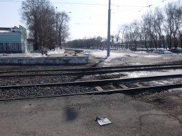 переход у них такой... у нас такой переезд для авто!