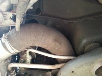 Не очень понятно что за патрубок на снимке.
Просто поделюсь опытом.
Треснувший резиновый патрубок системы охлаждения двигателя, изумительно лечиться лейкопластырем ( таким беленьким,в рулончике, известным с советских времен).
Ждем пока патрубок остынет, протираем бензином, и наматываем в 5-6 слоев. После нагрева двигателя и поездки в течении 2-3 часов удалить можно только кусачками))). Много раз выручало.