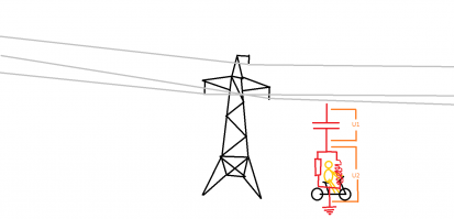 Ну тогда уж полная картина!
U1 >> U2
Все же думаю яйца будут целые.