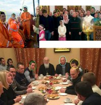 Люди из Народа, охраняют Путина.
