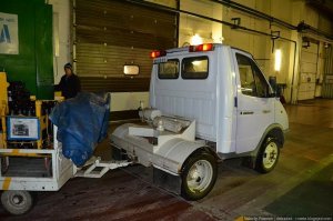 Необычный внутризаводской транспорт Павловского автобусного завода