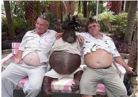 У нас кучу людей надо посылать в спец.отделения для похудения.