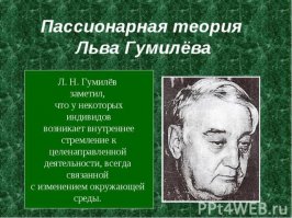 Пассионарность в действии.