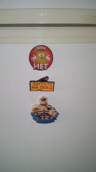 Мой холодильно- магнитный минимализм