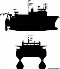 Вот такое судно надо, крайне устойчивое и мало восприимчивое даже к сильным штормам.
