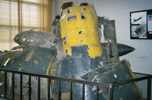 Обломки У-2 в музее ПВО