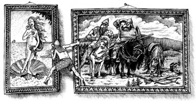 Откуда взялись три богатыря?