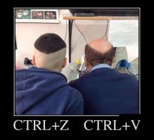 Ctrl+X  -  Ctrl+V
