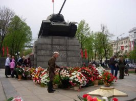 5.08.1943 г.Орел. наши танки на улицах города