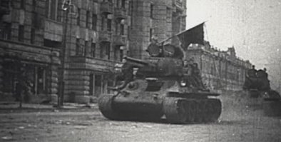 5.08.1943 г.Орел. наши танки на улицах города